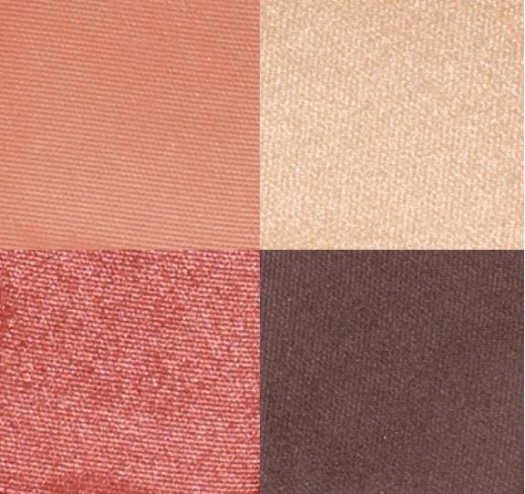 INIKA Organic Quad acu ēnu palete (ziedi)