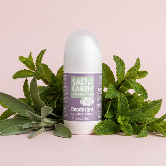 Deo Refillable Rollon "Clary sage & Mint ", 75ml