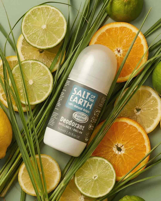 Dabīgs rullīša dezodorants "Vetivērijas un citrusaugļu aromāts", 75 ml