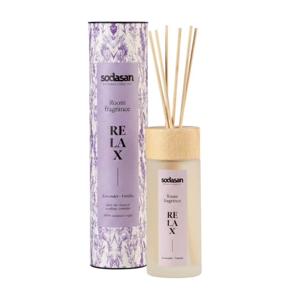 Dabīgs lavandas telpu aromatizētājs ar kociņiem, 200 ml 