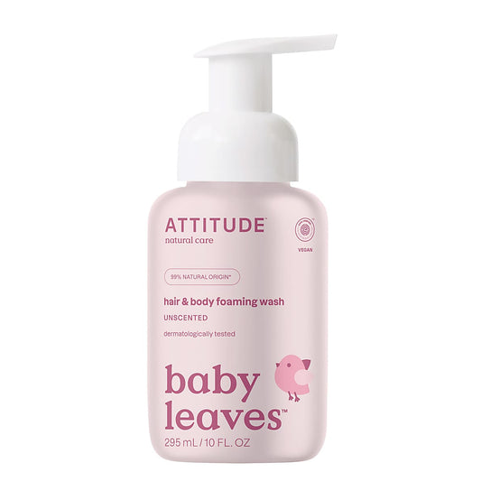 Baby Leaves foaming wash - fragrance free, 295 ml