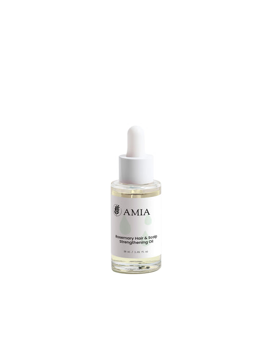 Amia rosemary hair and scalp strenghtening oil. 