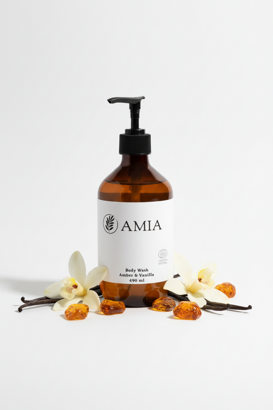 Dušas želeja ar vaniļas un dzintara aromātu, 490 ml