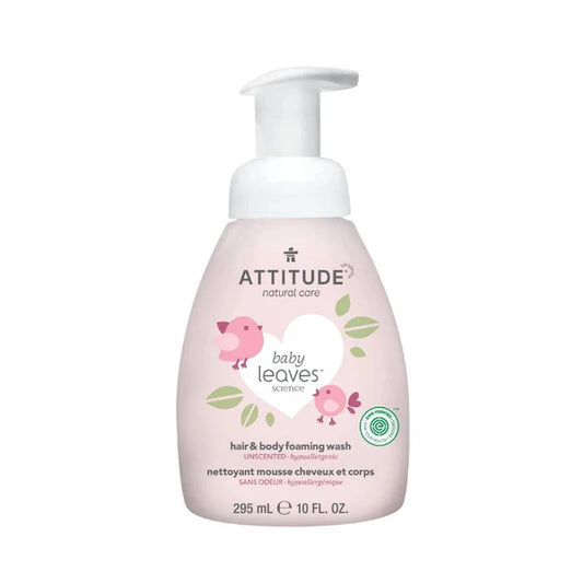 Baby Leaves foaming wash - fragrance free, 295 ml