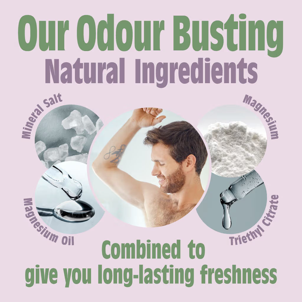 Dabīgs rullīša dezodorants "Muskatrozīte un piparmētra", 75 ml 