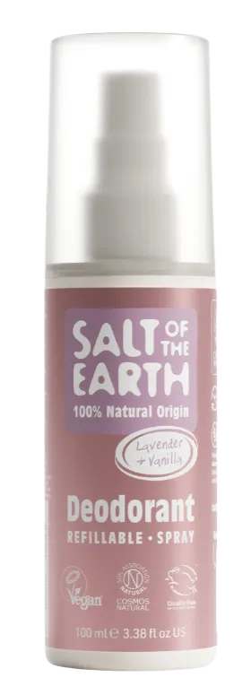 Izsmidzināms dezodorants Lavanda un Vaniļa, 100 ml