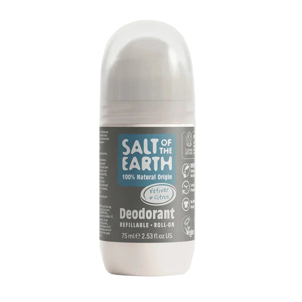 Dabīgs rullīša dezodorants  "Vetivērijas un citrusaugļu aromāts", 75 ml 