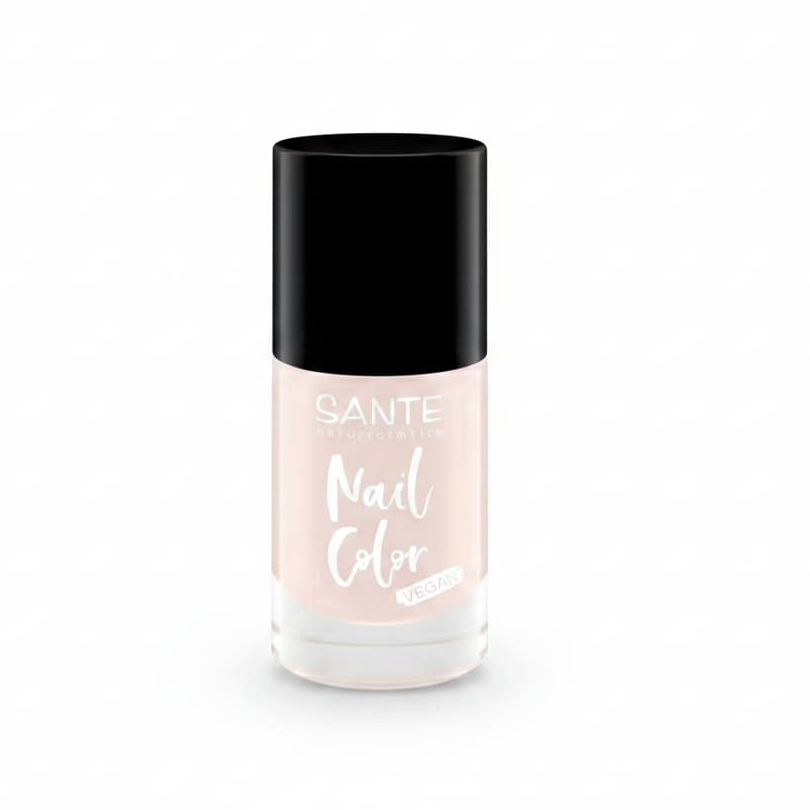 Sante nail color bottle on a white background